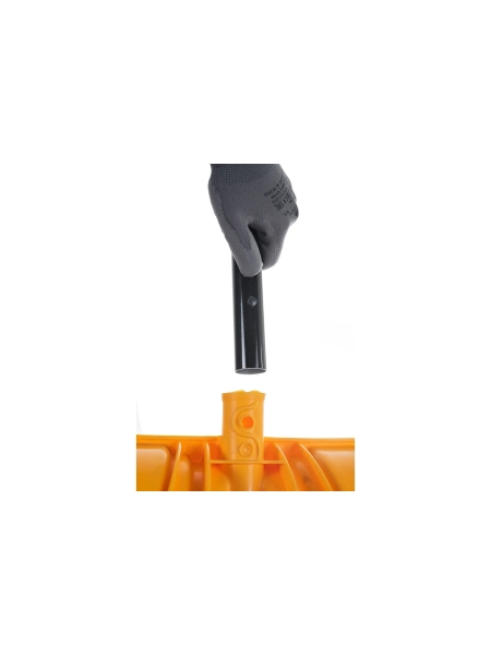 Авто-лопата пластиковая с алюминиевым черенком 1140 мм, Inforce Аспен 06-12-14