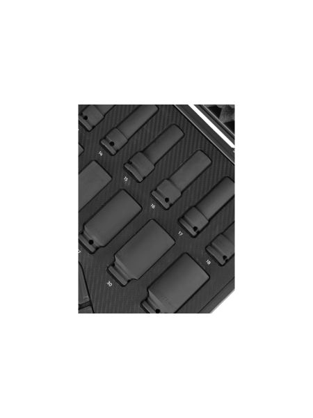 Набор торцевых ударных удлиненных головок Inforce (1/2"; 10-32 мм) 11-01-264