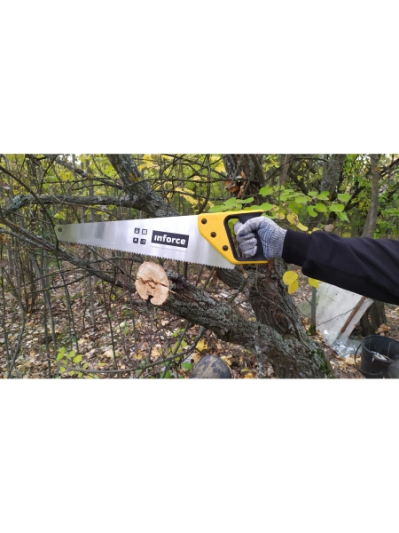 Ножовка по дереву Inforce 450 мм 06-08-17