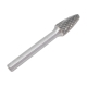 Бор-фреза форма F /парабола с закругленной головой/ DC 10х20/65 хв. 6 мм Inforce 10-01-427