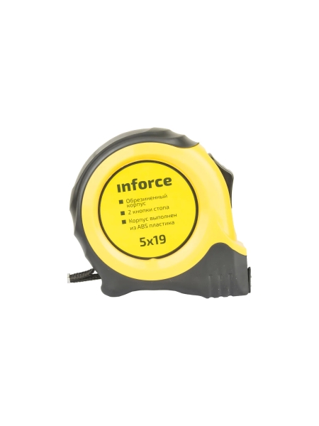 Измерительная рулетка Inforce 5х19мм с магнитным крюком 06-11-06