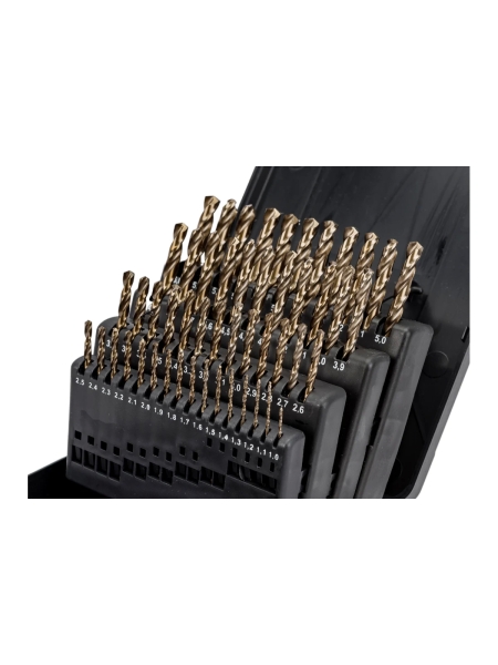 Набор сверл по металлу HSS-Co (51 шт; 1-6 мм) Inforce 11-01-328