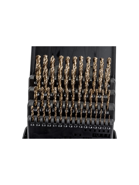 Набор сверл по металлу HSS-Co (51 шт; 1-6 мм) Inforce 11-01-328