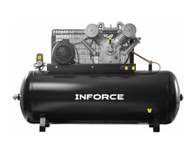 Ременной компрессор Inforce (500 л; 12 бар; 2 ступени; 1400 л/мин) IBCV-500L-3P2/1400