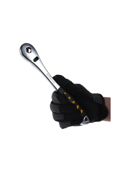 Набор инструментов Inforce 120 предметов 1/2" & 3/8" & 1/4", Сталь Cr-V, Профессиональный, 06-07-20