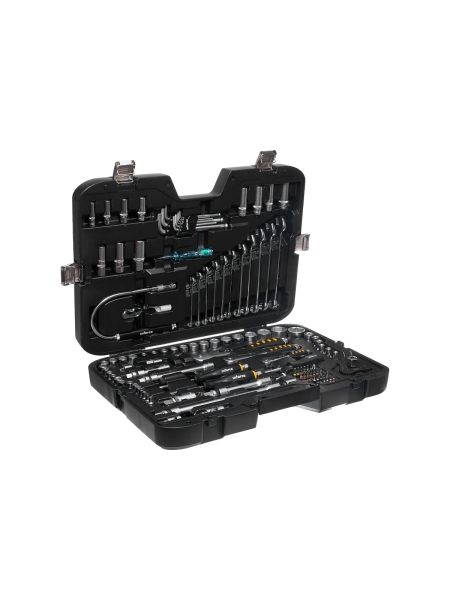 Набор инструментов Inforce 120 предметов 1/2" & 3/8" & 1/4", Сталь Cr-V, Профессиональный, 06-07-20