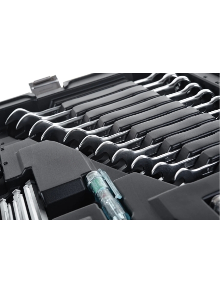 Набор инструментов Inforce 120 предметов 1/2" & 3/8" & 1/4", Сталь Cr-V, Профессиональный, 06-07-20