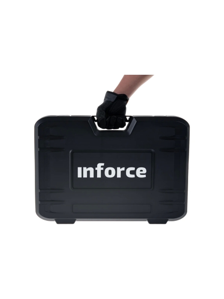 Набор инструментов Inforce 120 предметов 1/2" & 3/8" & 1/4", Сталь Cr-V, Профессиональный, 06-07-20