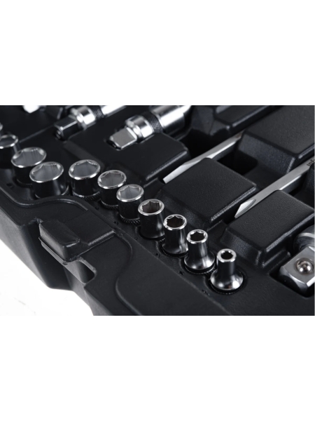 Набор инструментов Inforce 120 предметов 1/2" & 3/8" & 1/4", Сталь Cr-V, Профессиональный, 06-07-20