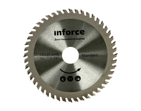 Диск пильный по дереву (125х22.2 мм; 48 зубьев) Inforce 11-01-097