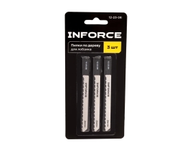 Пилки по дереву для лобзика 3 шт. Inforce 12-23-06