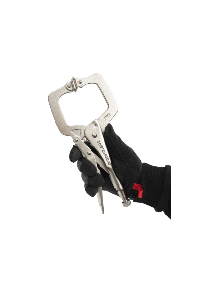 Ручные тиски Inforce с С-образным захватом 280 мм 06-03-49