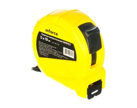 Измерительная рулетка 5 м х 19 мм Inforce COMPACT 06-11-27