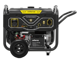 Бензиновый генератор (8 кВт; эл.стартер; ATS, колёса и ручки) Inforce GL 8000 04-03-16
