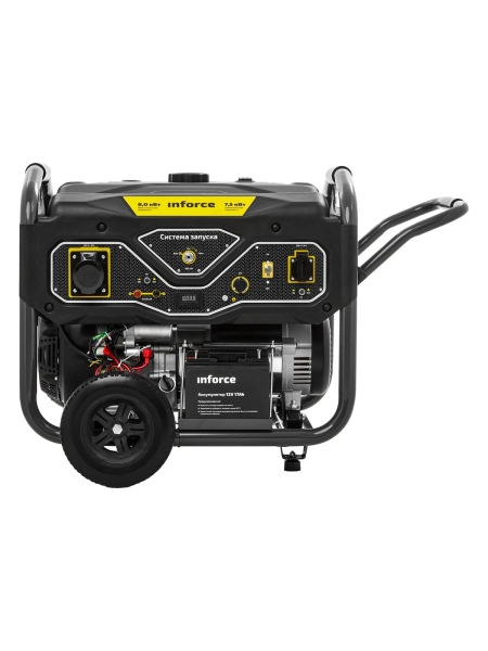 Бензиновый генератор (8 кВт; эл.стартер; ATS, колёса и ручки) Inforce GL 8000 04-03-16