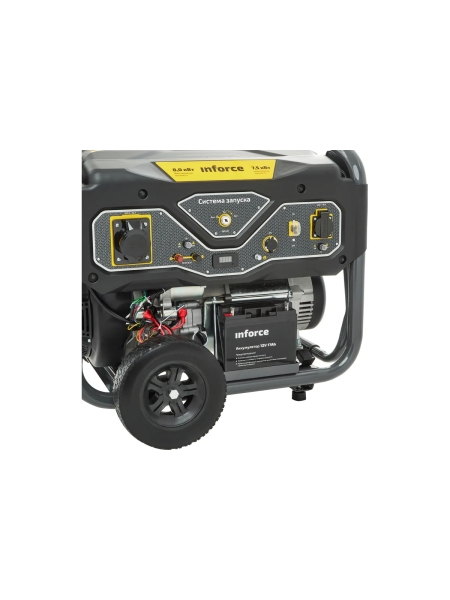 Бензиновый генератор (8 кВт; эл.стартер; ATS, колёса и ручки) Inforce GL 8000 04-03-16