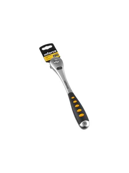 Трещотка 1/2" Inforce DR, Количество зубьев 72 шт, Сталь Cr-V, Длина 260мм, Профессиональная, 06-05-47