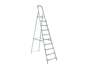 Алюминиевая стремянка Inforce 10 ступеней 02-11-05