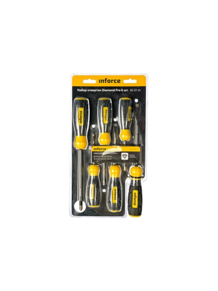 Набор отверток Inforce Diamond Pro 6 шт 06-07-01
