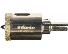Коронка алмазная по стеклу и керамике (32 мм; 30 мм) Inforce 11-01-070