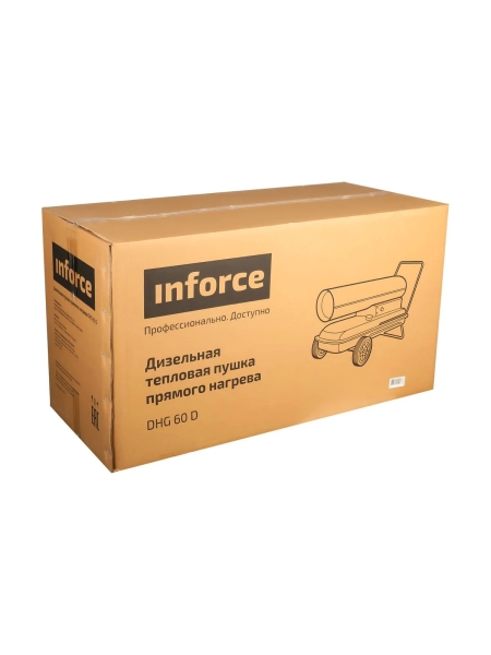 Дизельная тепловая пушка прямого нагрева Inforce DHG 60 D