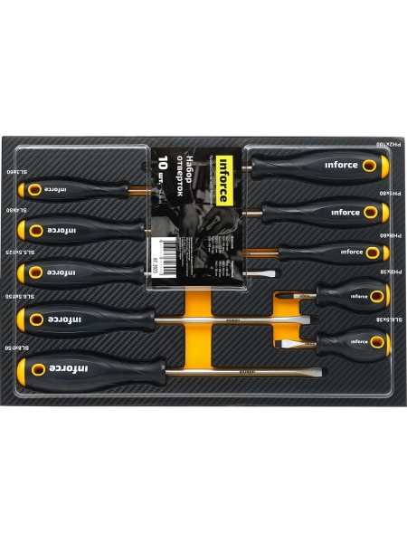 Набор отверток Inforce 10 шт 06-09-93