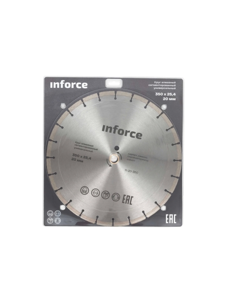 Круг алмазный сегментированный универсальный 350x25.4/20 мм Inforce 11-20-350