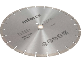 Круг алмазный сегментированный универсальный 350x25.4/20 мм Inforce 11-20-350