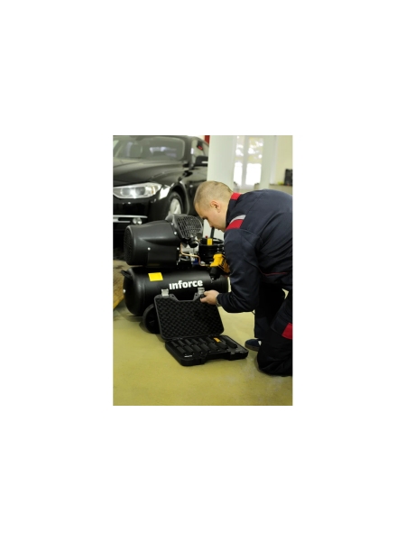 Компрессор (50 л; 10 бар; 410 л/мин) Inforce CXV-50L 04-06-22