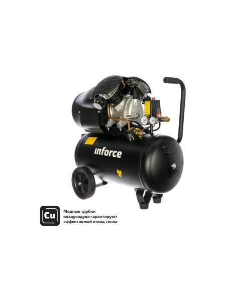 Компрессор (50 л; 10 бар; 410 л/мин) Inforce CXV-50L 04-06-22