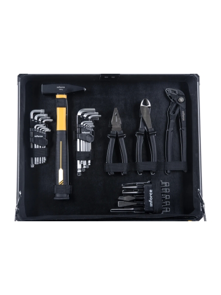 Набор инструментов Inforce 127 предметов 1/2 дюйма и 1/4 дюйма 06-07-16