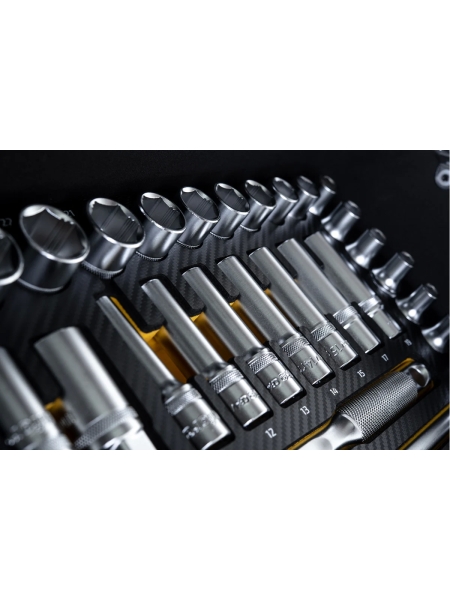 Набор инструментов Inforce 127 предметов 1/2 дюйма и 1/4 дюйма 06-07-16