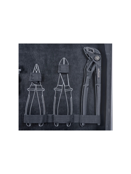 Набор инструментов Inforce 127 предметов 1/2 дюйма и 1/4 дюйма 06-07-16