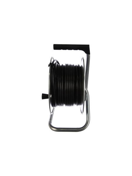 Силовой удлинитель на металлической катушке Inforce К4-Е-30 30 м 4 розетки с з/к 40130