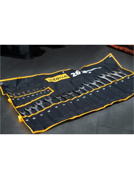 Набор комбинированных ключей 26 предметов Inforce, Сталь Cr-V, 6-32мм, 06-05-32