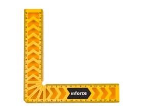 Прижимной угольник Inforce из полимера, 200х200 06-11-80
