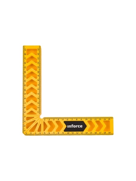 Прижимной угольник Inforce из полимера, 200х200 06-11-80