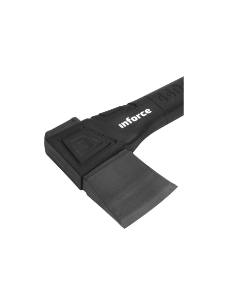 Универсальный топор с точилкой в кофре Inforce 440 гр 06-12-023