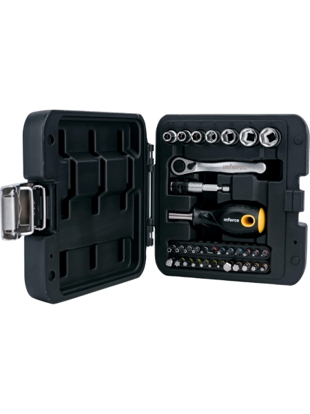 Набор инструментов Inforce 34 предмета 1/4 06-07-23