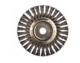 Щетка дисковая плоская для УШМ (175х22.2 мм) Inforce 11-01-048