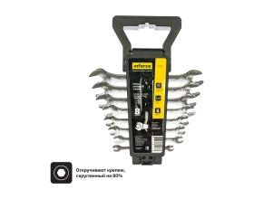 Набор рожковых ключей 8 предметов Inforce 06-05-78