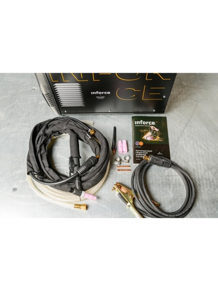 Аргонодуговой сварочный инвертор (200 А; поджиг HF; Pulse, ПВ 75%) Inforce TIG-200 04-08-04