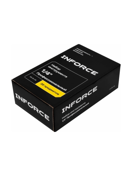 Универсальный набор инструмента Inforce 1/4" 38 предметов 06-25-09