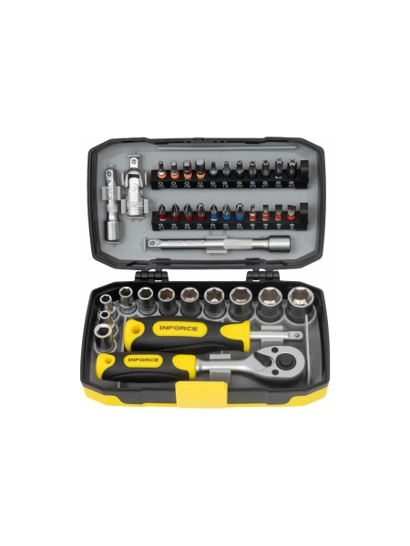 Универсальный набор инструмента Inforce 1/4" 38 предметов 06-25-09