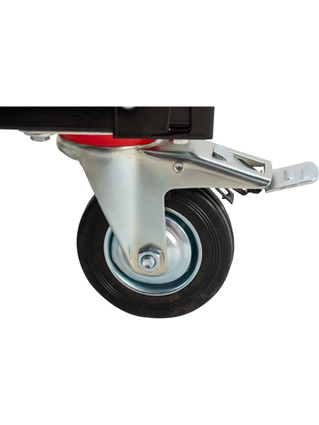 Инструментальная тележка Inforce 3 полки с панелью и ящиками, габариты без упаковки 950х486х1360мм, 06-01-19