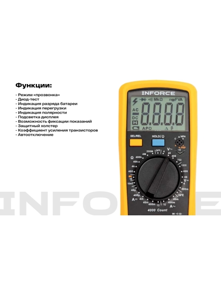Цифровой мультиметр Inforce 01-05-06
