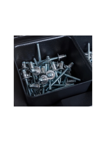 Литой ручной заклепочник Inforce в кейсе, с набором заклепок 2.4-4.8 мм 06-14-101