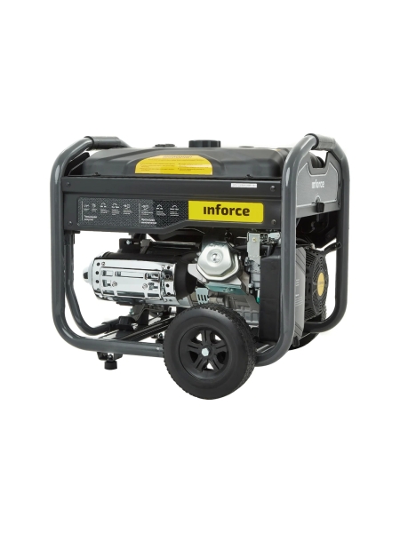 Бензиновый генератор (7,5 кВт; эл.стартер; ATS, колёса и ручки) Inforce GL 7500 04-03-17
