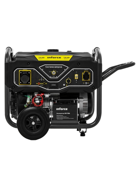 Бензиновый генератор (7,5 кВт; эл.стартер; ATS, колёса и ручки) Inforce GL 7500 04-03-17