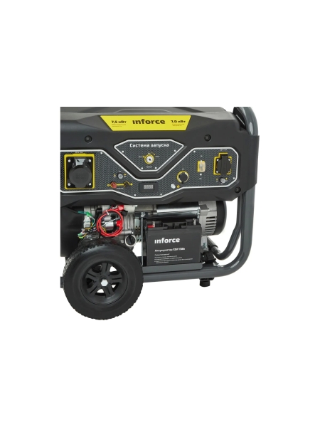 Бензиновый генератор (7,5 кВт; эл.стартер; ATS, колёса и ручки) Inforce GL 7500 04-03-17